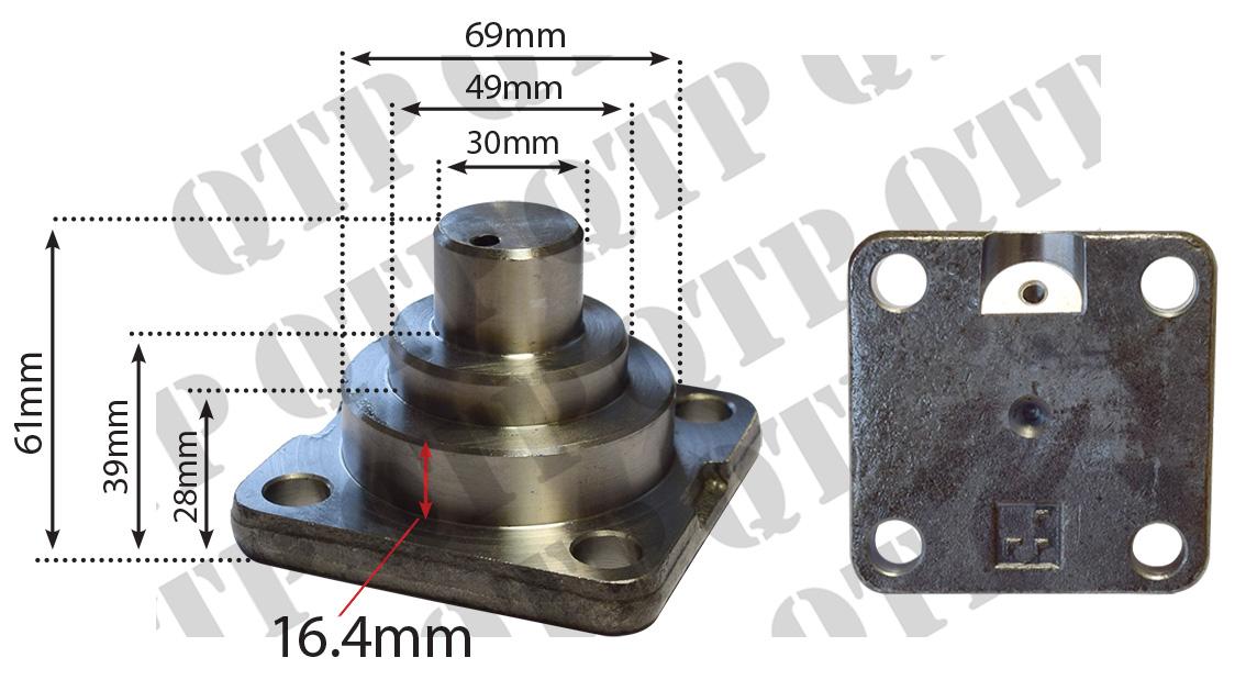 thumbnail of Axle Pivot Joint John Deere 6100 6100SE 6200