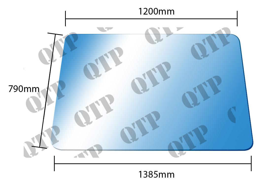 L171336, Windscreen John Deere 6000s 6010s 6020s QTP