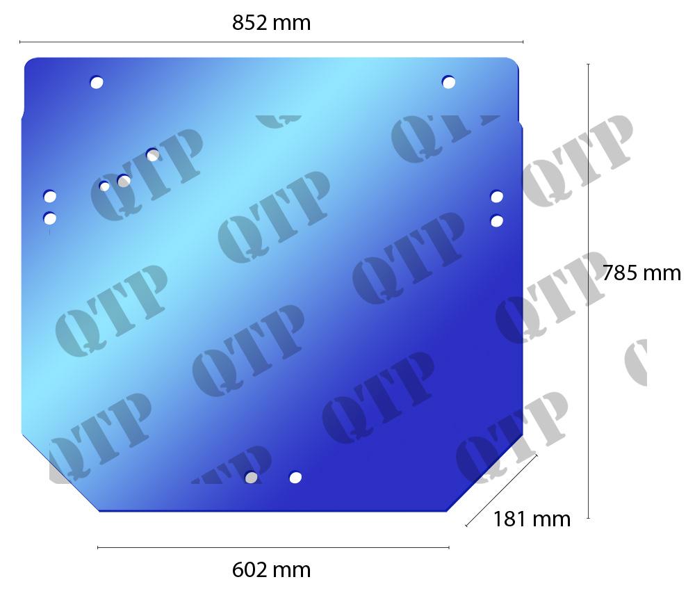 59347, Window John Deere 5080R 5090R 5100R 6090 -6110 Rear QTP