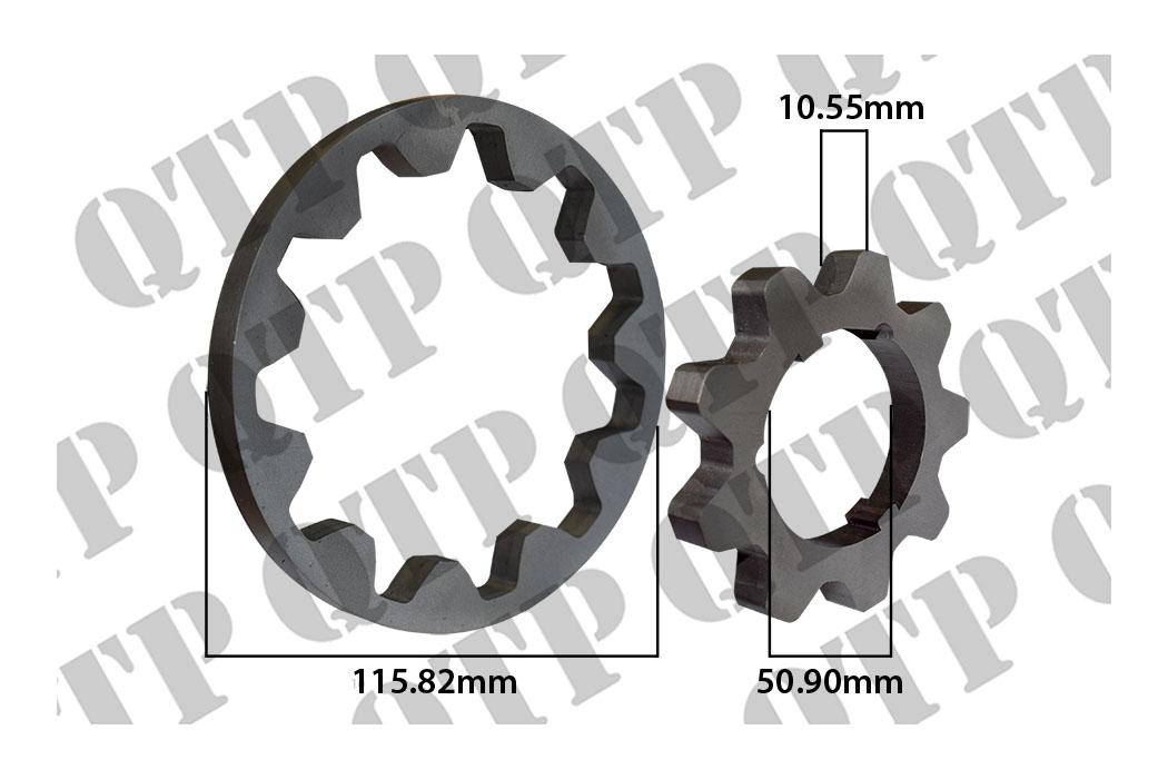 thumbnail of Gear Set Transmission Oil Pump John Deere