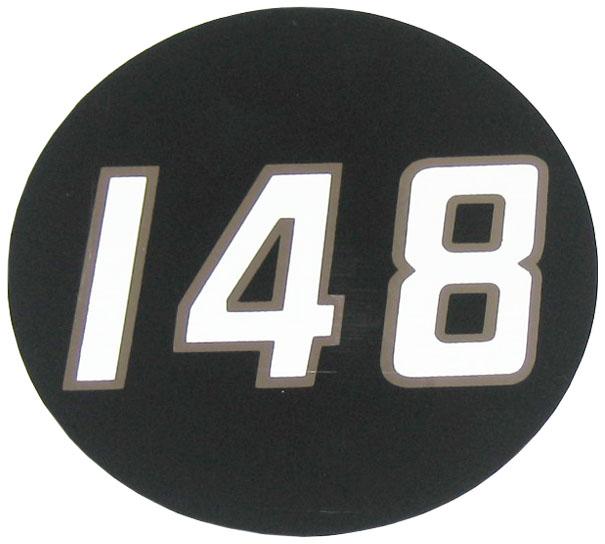 S.42249, Decal 148 Round - Sticker Only QTP