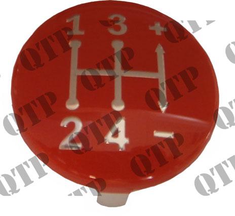 63243, Badge Gear Lever Knob 4345 4355 QTP