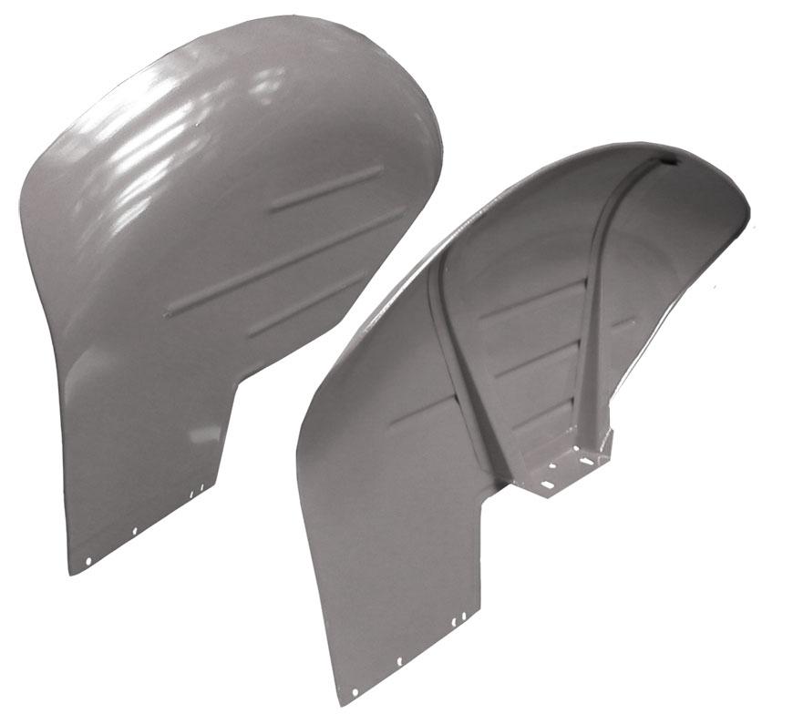 thumbnail of Mudguard 35 X 190mm Red c/w Weld Bracket Pair