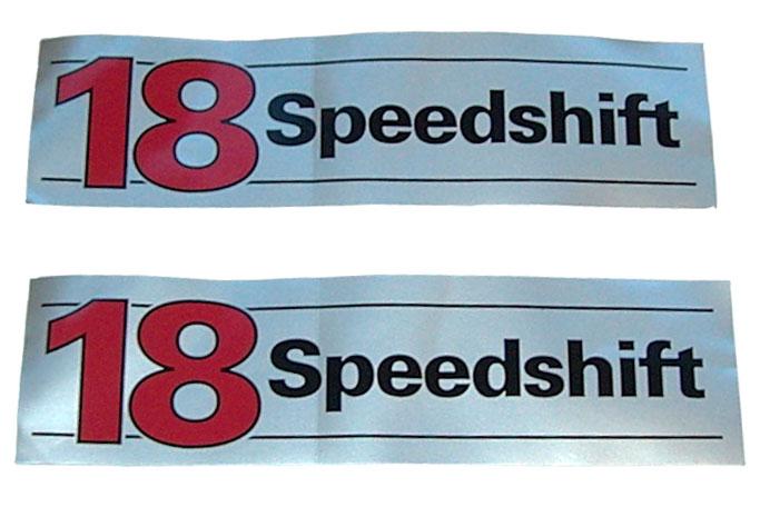 6816, Decal 18 Speedshift QTP