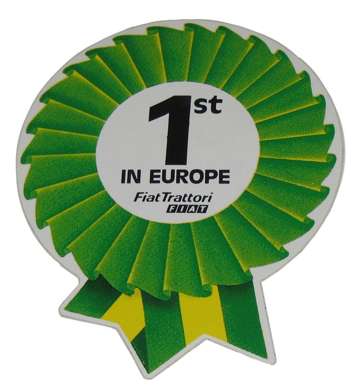 thumbnail of Decal Fiat "1st in Europe"