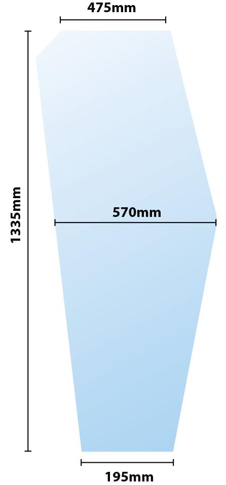 23/4039-4, Glass Fiat 90-90 Comfort Cab Door RH QTP