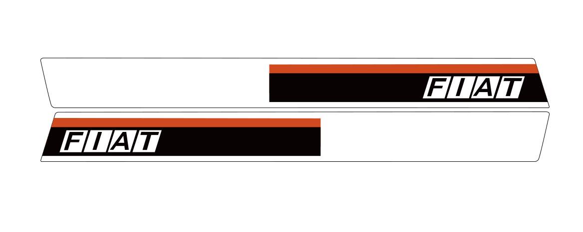 thumbnail of Decal Fiat 4 Cylinder Bonnet 34" 86.5cm