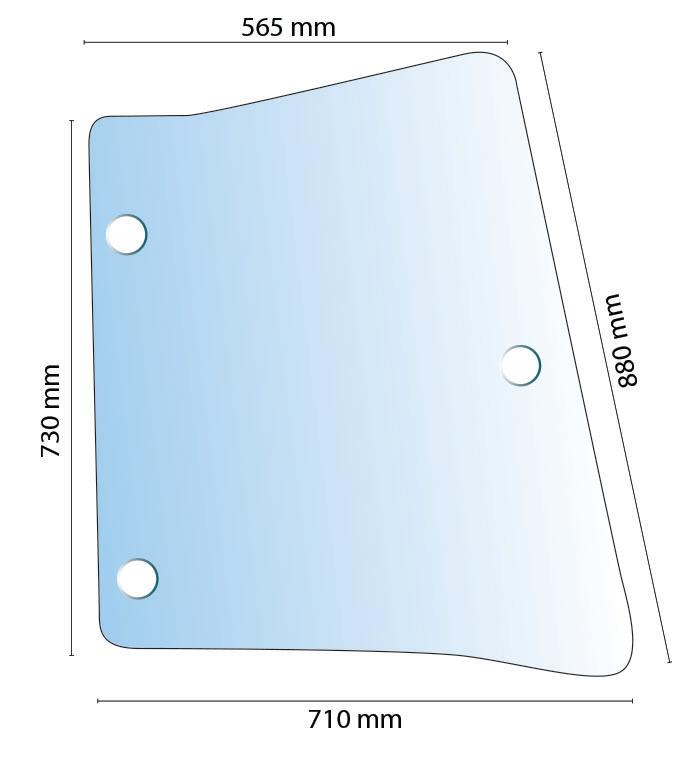 thumbnail of Glass Rear Corner RH Renault Ares RX RZ Serie