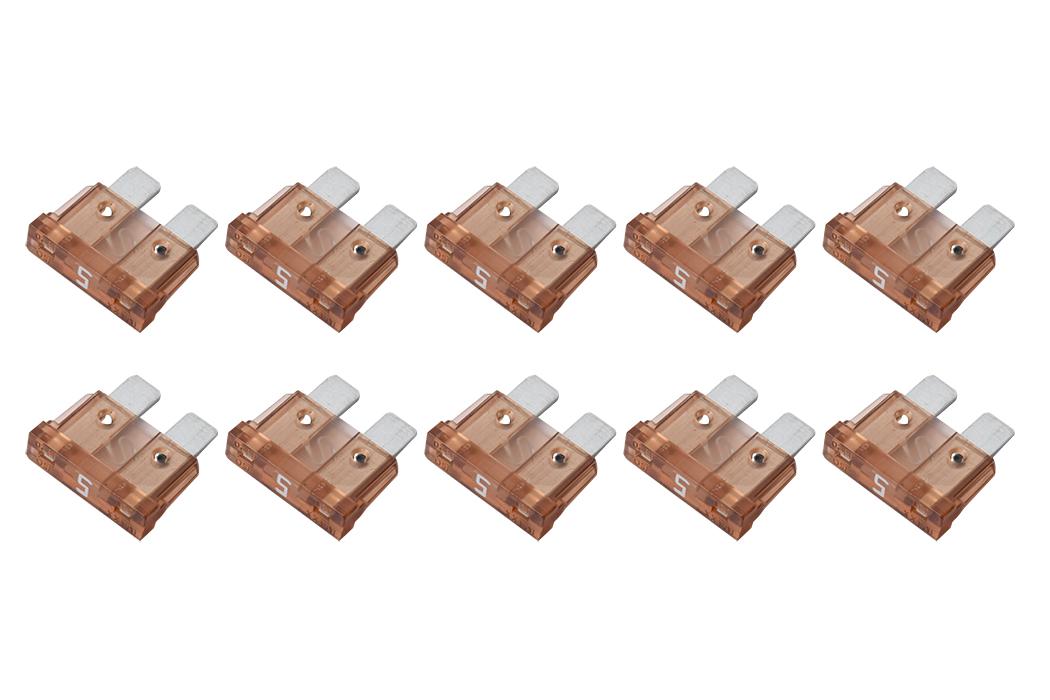 S.25145, Blade Fuse Light Brown 5A X 10 QTP