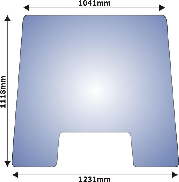 3619172M1, Glass 3000 Windscreen QTP