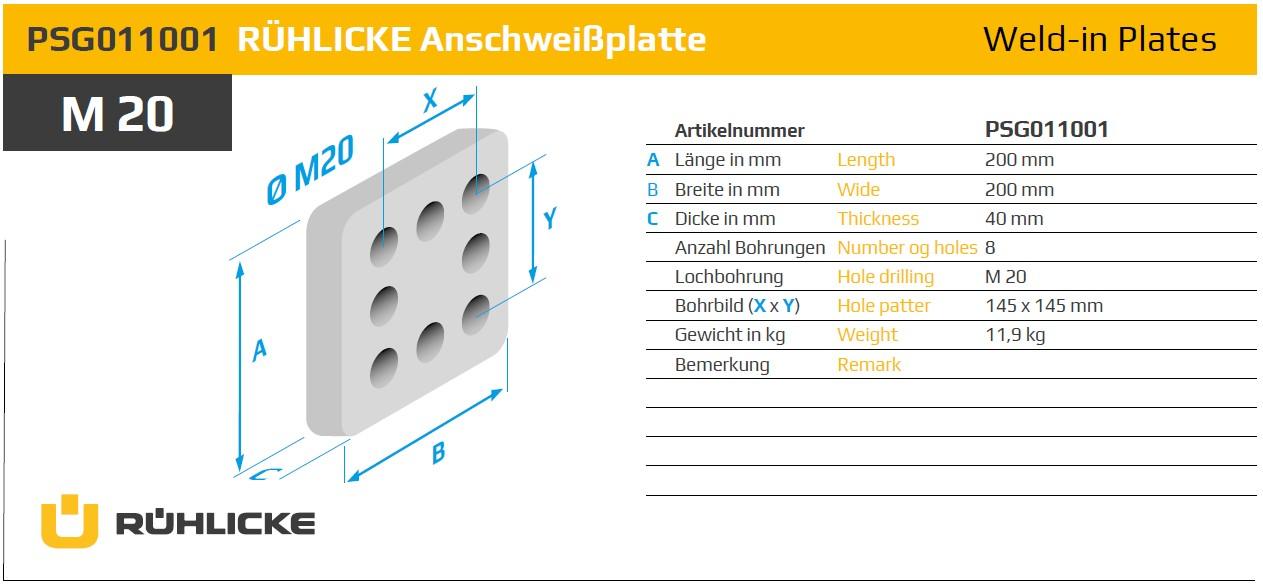 thumbnail of Weld-in plate 