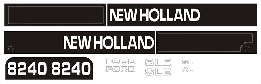 thumbnail of Decal Kit Ford NH 8240 (from 97)