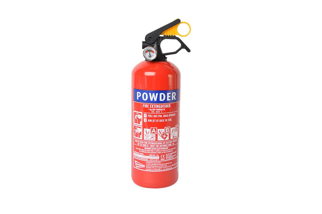 thumbnail of Fire Extinguisher (En3/CE62Standard) 1kg Dry Powder + Gauge 